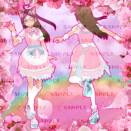 Trans Pride Magical Girl Outfit @StarlotteVT